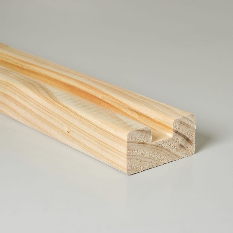 Raw LOSP Timber Channel 22mm 66×30
