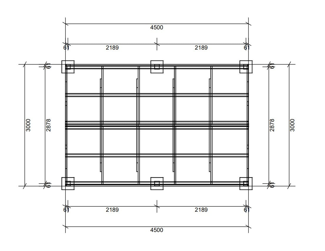 4.5 x 3.0 gable