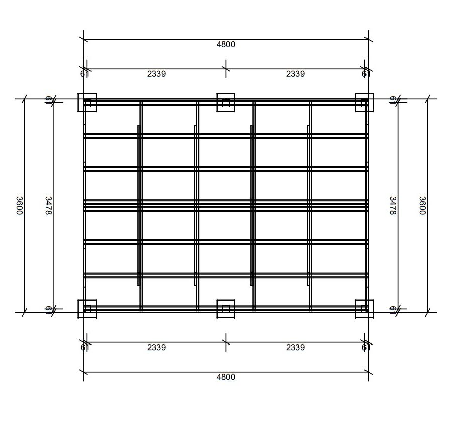 4.8 x 3.6 gable