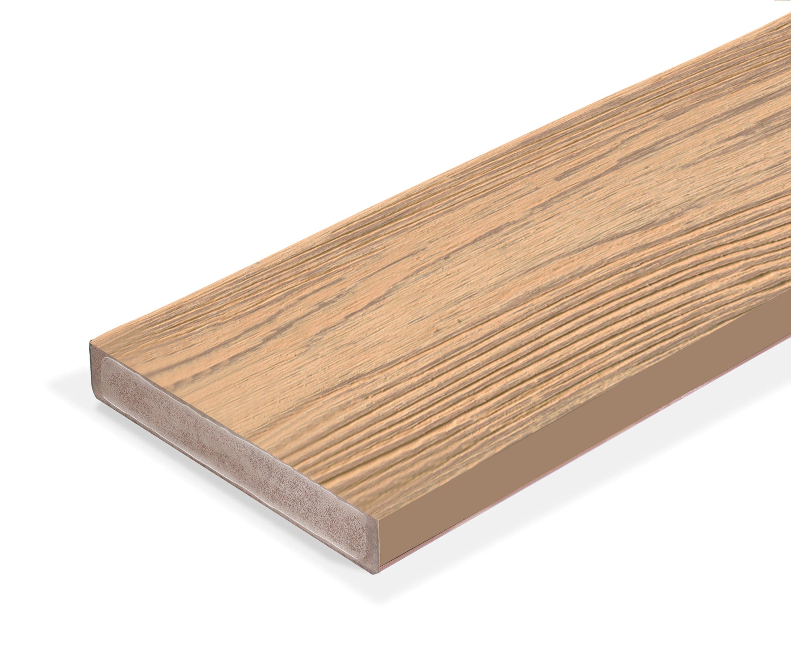 Evalast Apex Plus Decking 140×24 5.4m Square Board - Natural Cedar