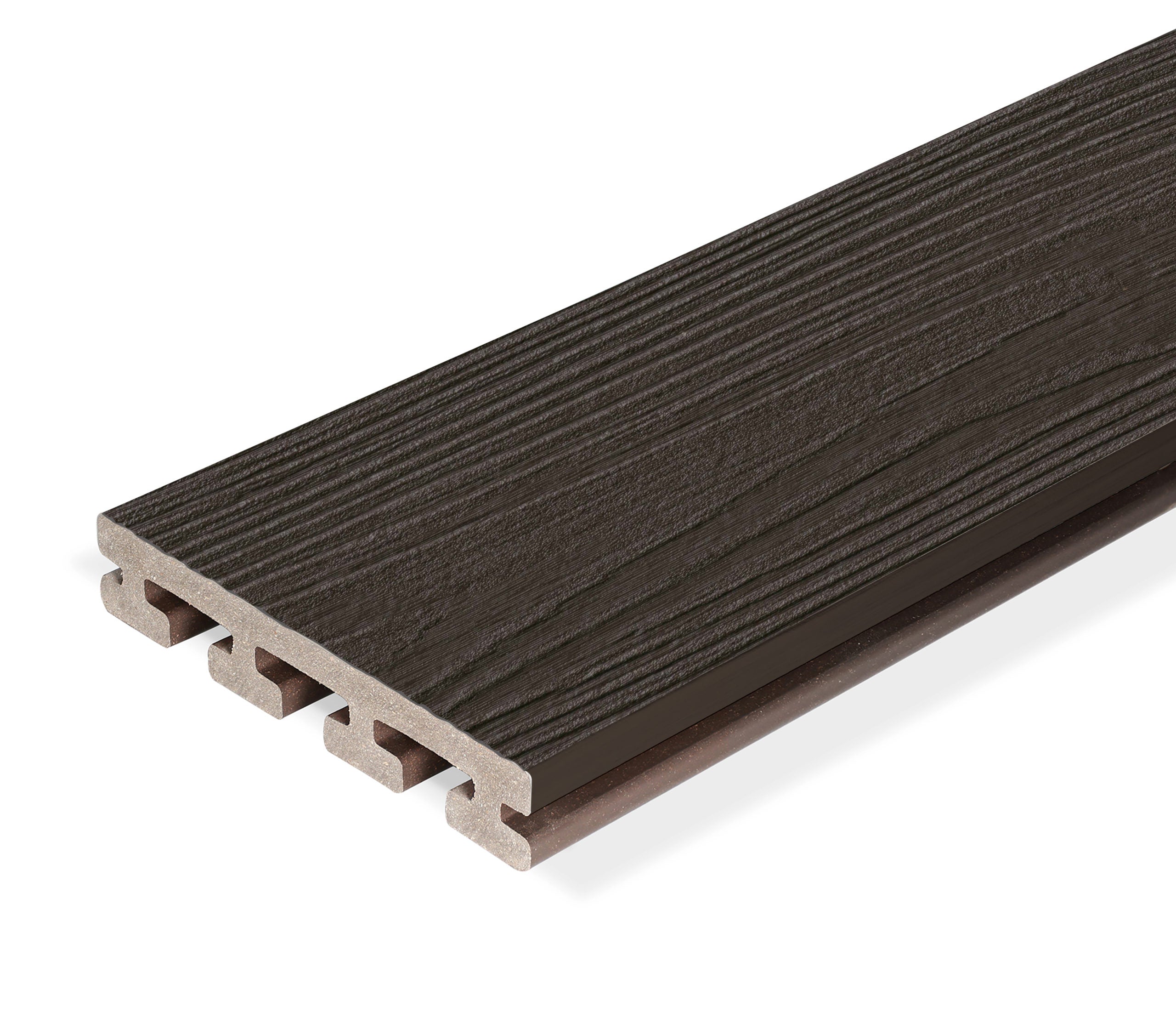 EvaLast Infinity I-Series Decking 135×25 5.4m Grooved Board - Espresso Roast