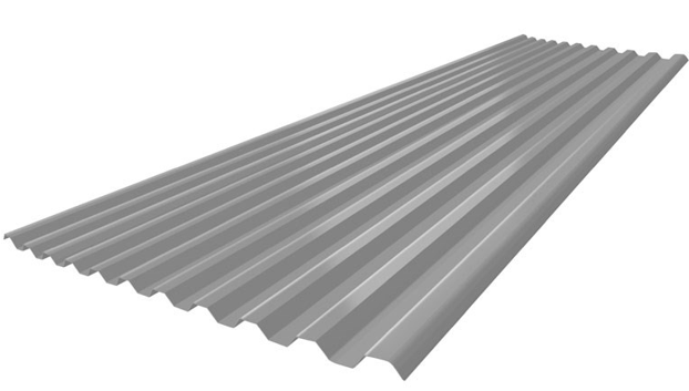 Laserlite 3000 Greca Profile Roof Sheets - Gun Metal