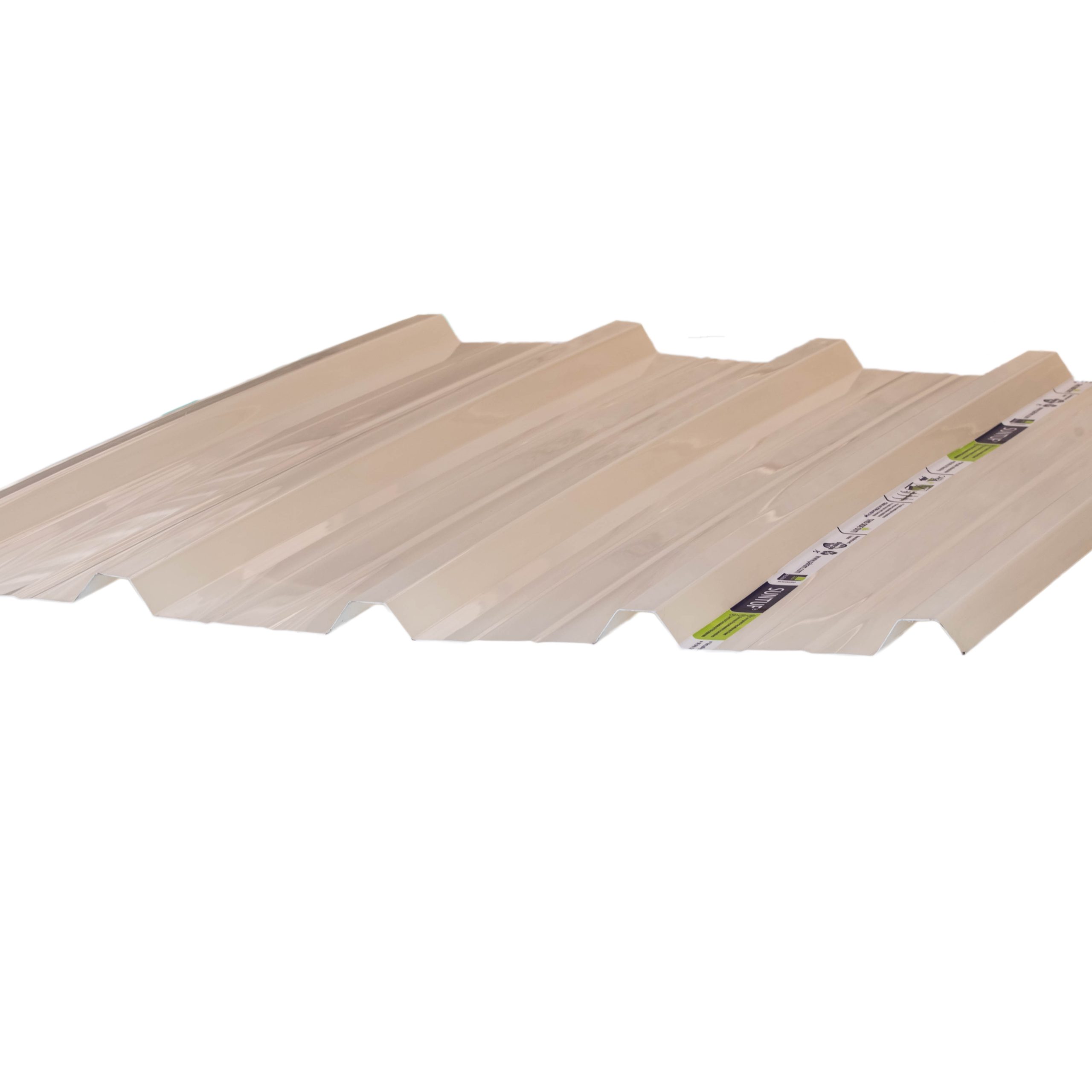 Suntuf Standard Trimdek Profile Roof Sheets - Cream